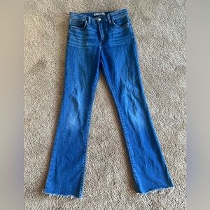 Joe's Jeans Flare Bootcut Jeans with Distressed Hem